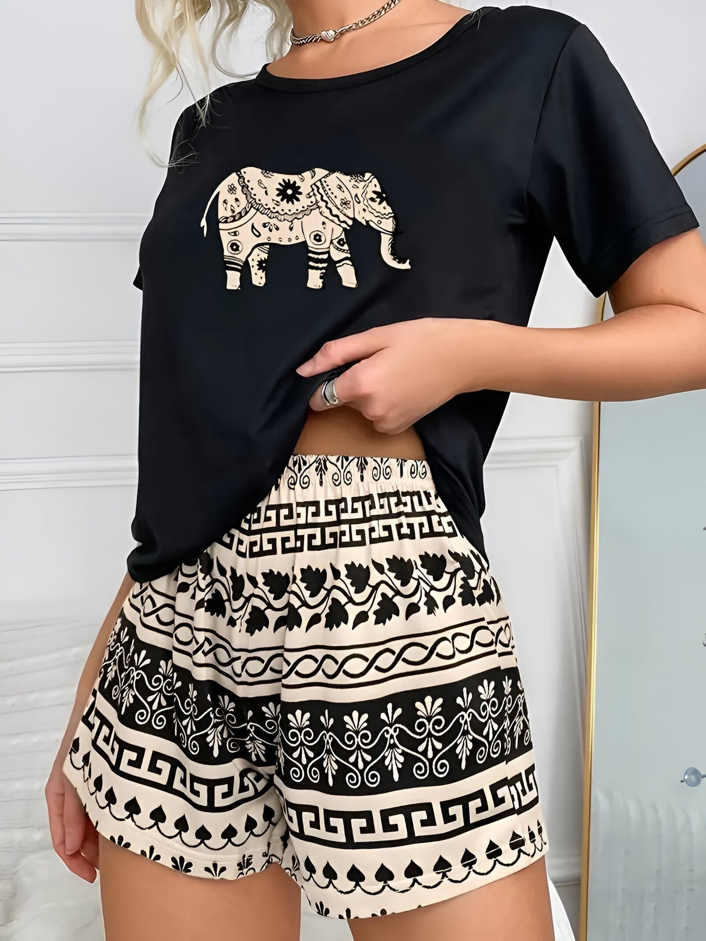 Nomad Elephant Tee Set
