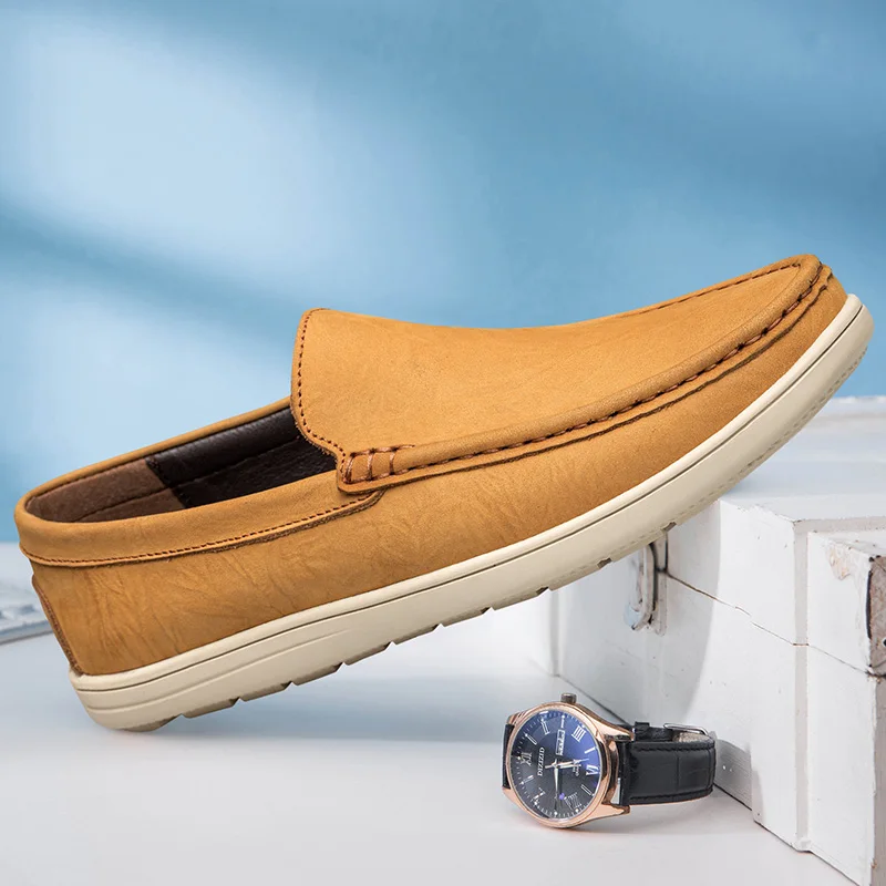Pelle Italiana Leather Loafers