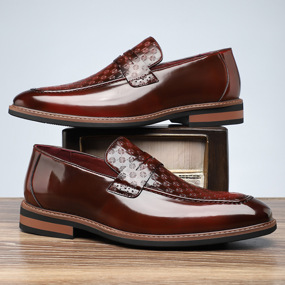 Giovanni Bellini Leather Loafers