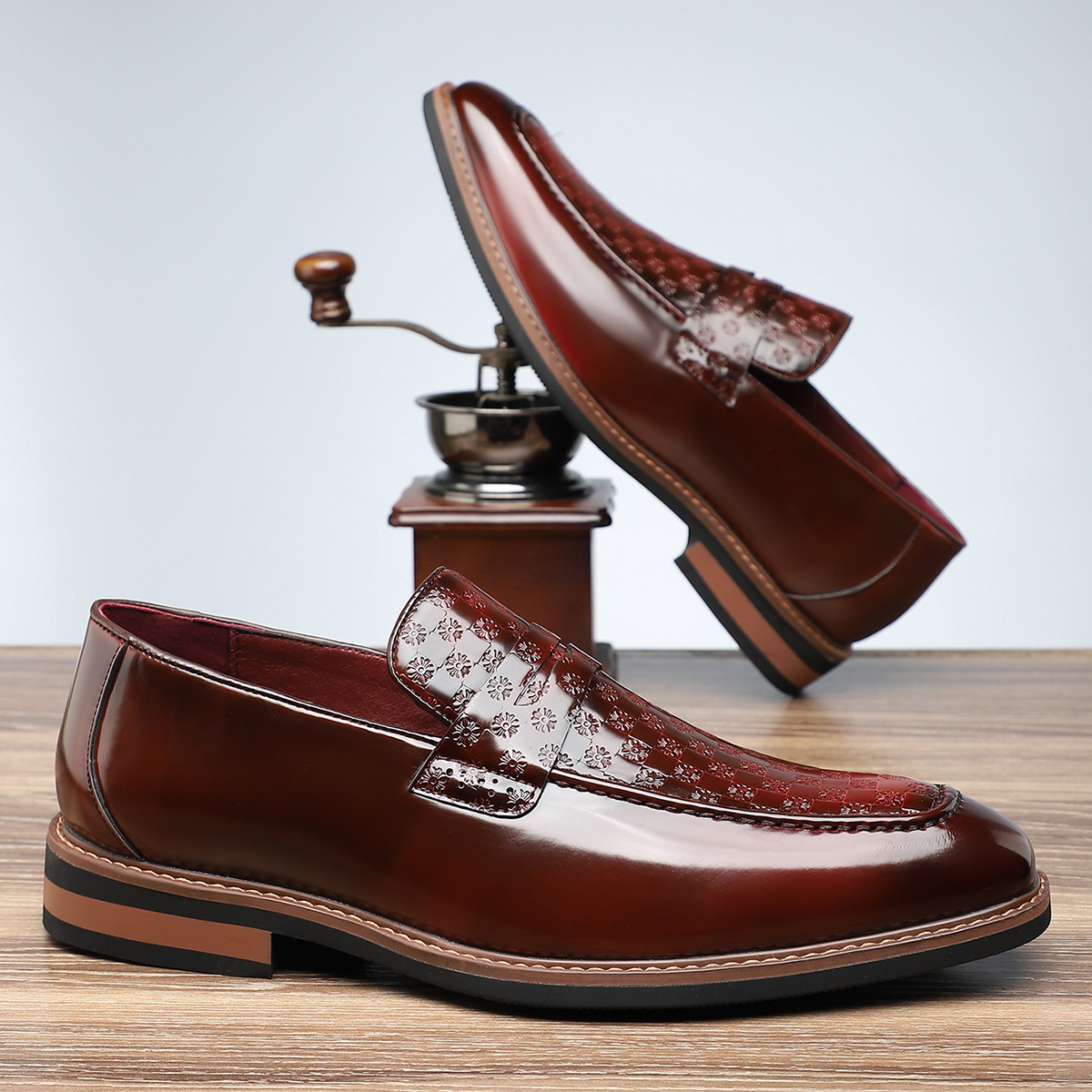 Giovanni Bellini Leather Loafers
