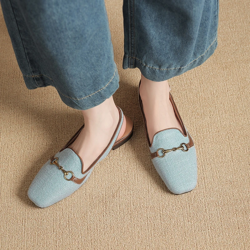 Lunarelle Back-Strap Flats