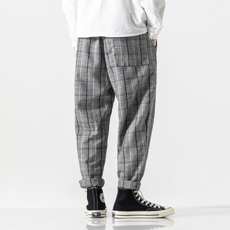 Hudson Plaid Joggers