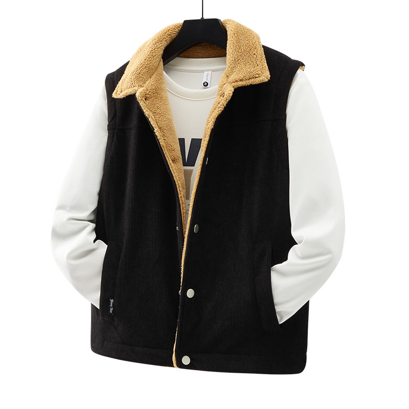 Bradley Sherpa-lined Corduroy Vest