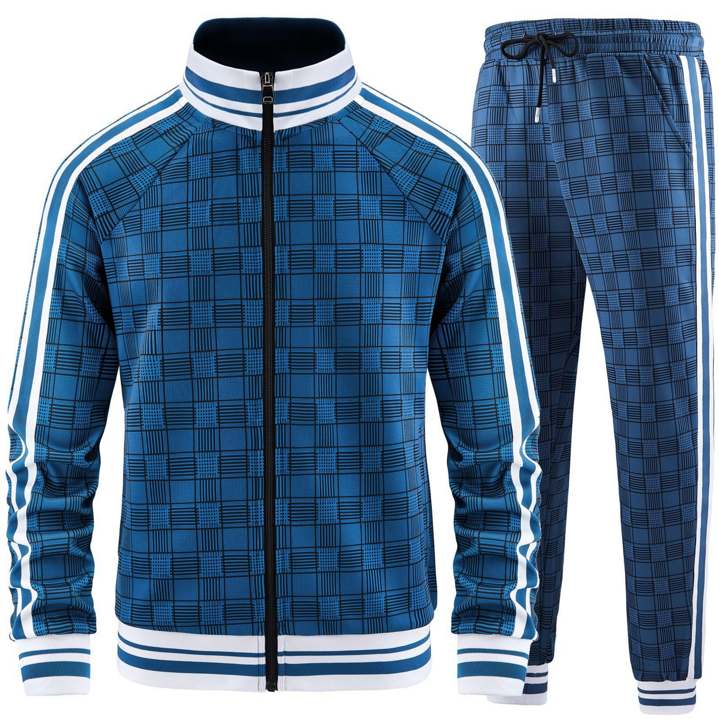 Axel Grid Tracksuit Set