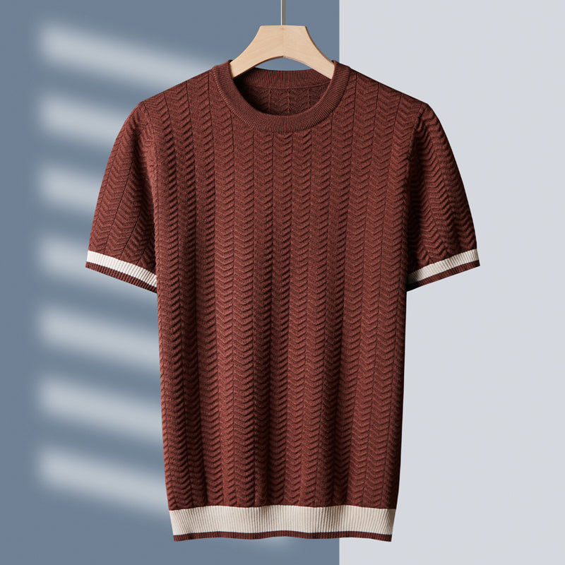 Chelsea Herringbone Knit Shirt