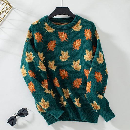 Autumna Maple Knit Pullover