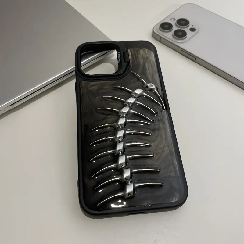 Chrome Spine iPhone Case